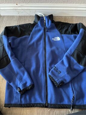 The North Face women’s goretex Fleece canvas mixed jacket size small